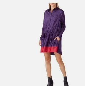 THAKOON collection Size 2 Purples Blue Cinches midi dress